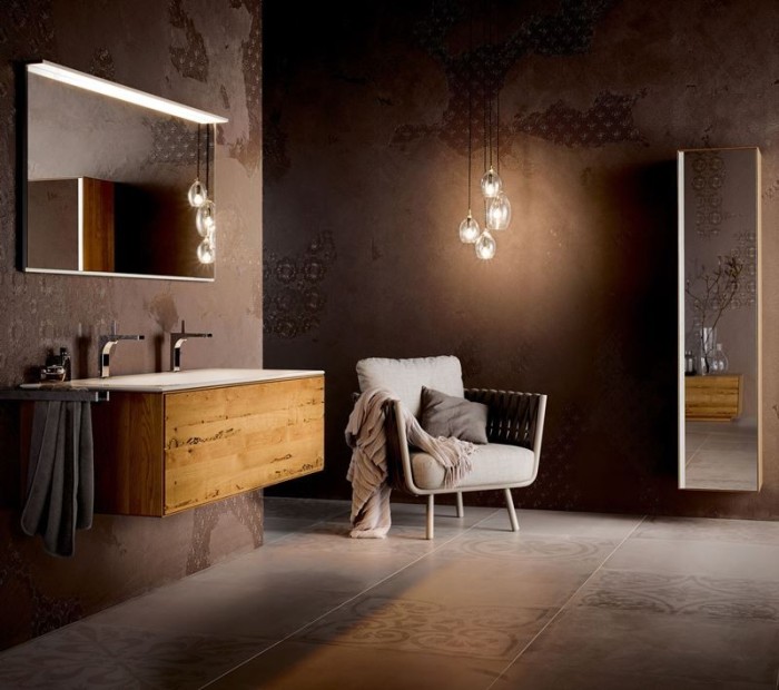 Keuco тумба под раковину 700x650x535 мм фасад венецианский дуб, edition lignatur, арт. 33340 750012