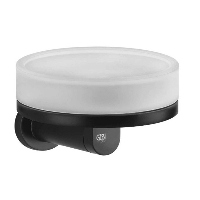 Gessi Мыльница, подвесная, сатинированное стекло, Emporio accessories, 38803#299 цвет: black xl