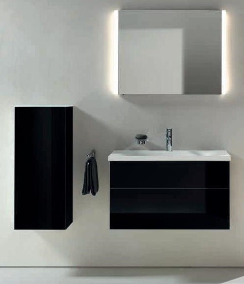 Keuco средний шкаф, royal reflex, черный арт. 34020 570001