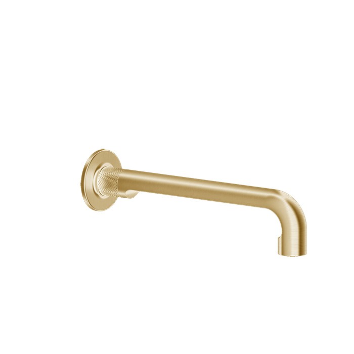 Gessi Настенный излив на 1/2”, комбинируемый с удаленным управлением, Inciso, 58101#246 цвет: золото