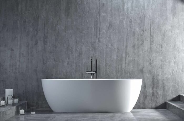 Salini ванна отдельностоящая 160x80, alda, 101913grf цвет: глянцевый белый
