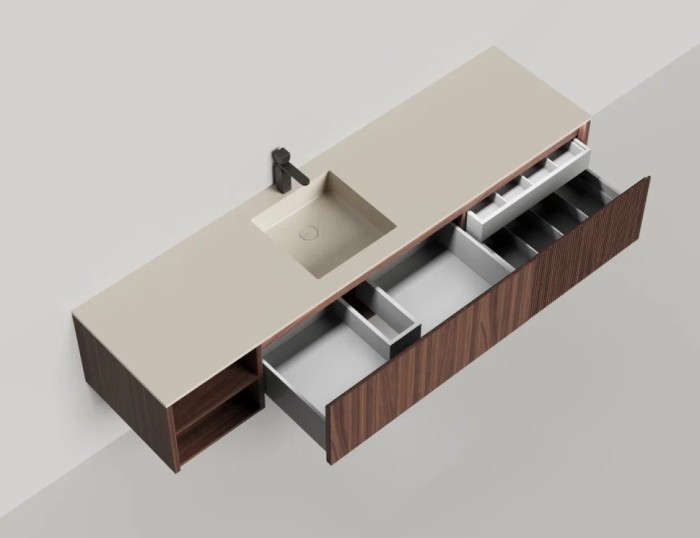 Salini подвесная тумба 2000, domino, 27d220ain цвет: коричневый