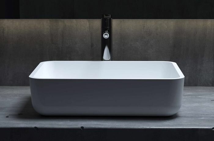 Salini раковина накладная 47,5x37,5, gloria, 1102209mrf цвет: матовый белый