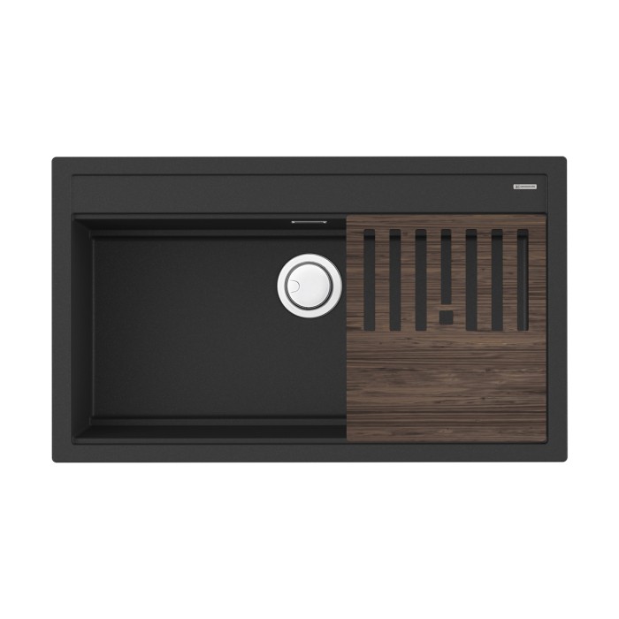 Omoikiri кухонная мойка Kitagawa 86-LB, графит арт. 4993794