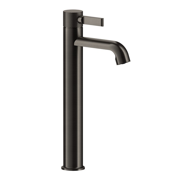 Gessi Смеситель однорычажный высокий с донным клапаном, Inciso, 58003#299 цвет: black xl
