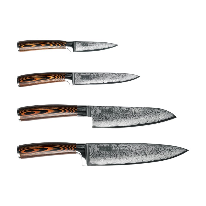 Omoikiri набор ножей Damascus Suminagashi-SET