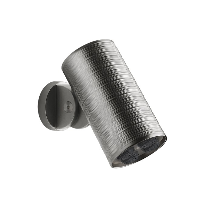 Gessi Верхний душ d7.9см., с настенным креплением, 4 струи, 316, 57241#239 цвет: steel brushed
