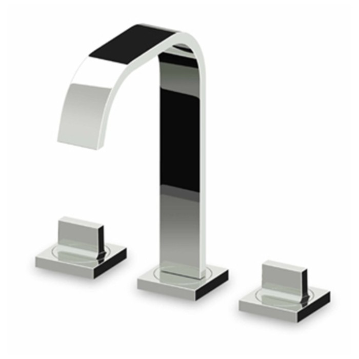 Zucchetti смеситель для раковины на 3 отверстия, aguablu, хром арт. za5416