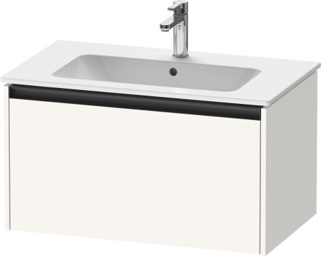 Duravit тумба подвесная под раковину 480 мм х 810 мм х 440 мм, ketho.2, k25063084840000 цвет: белый суперматовый