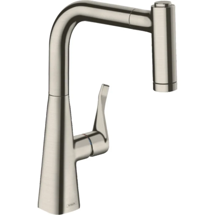 Hansgrohe смеситель для кухни, Metris M71, нержавеющая сталь арт. 14834800