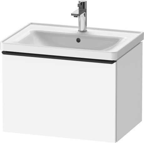 Duravit тумба подвесная под раковину 634 мм х 452 мм, d-neo, de425401818 цвет: gres pietra grey opaco