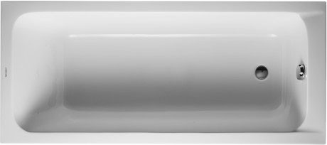 Duravit акриловая встраиваемая ванна 1700 х 750, d-code, 700100000000000 цвет: белый