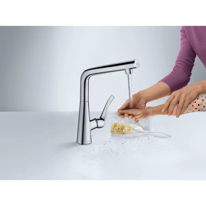 Hansgrohe смеситель для кухни, Metris Select M71, хром арт. 14883000