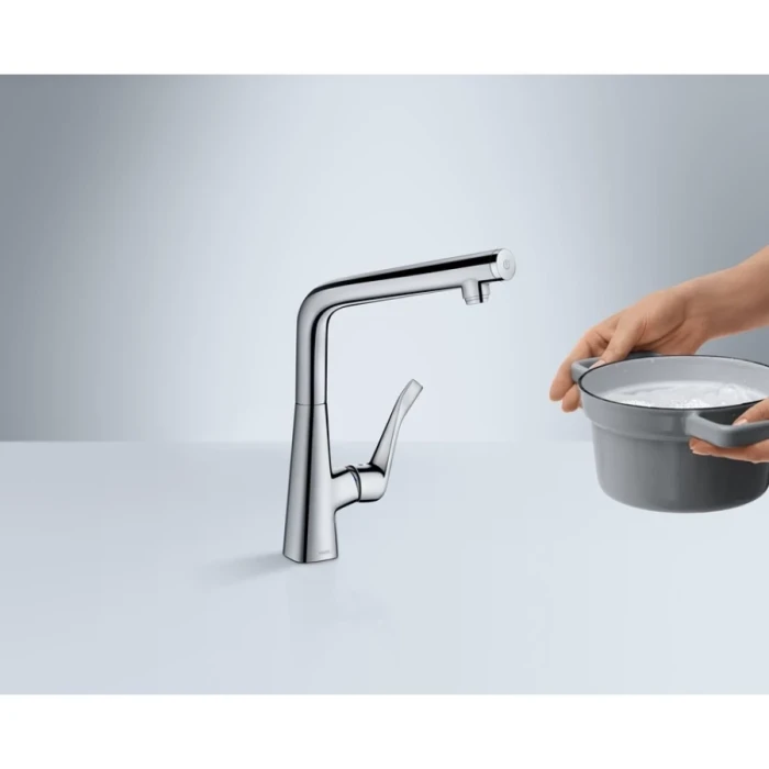 Hansgrohe смеситель для кухни, Metris Select M71, хром арт. 14883000
