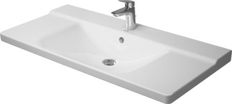 Duravit раковина подвесная 105х50см, p3 comforts, 2332100000 цвет: белый