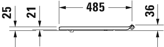 Duravit сиденье для унитаза с крышкой удлиненное без автоматического опускания, durastyle, 0062310000 цвет: белый