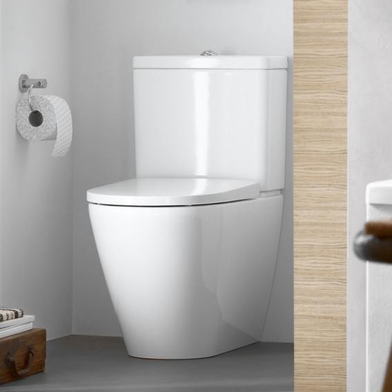 Duravit унитаз напольный rimless 370 мм х 650 мм, с вертикальным смывом, vario, без смывного края, с креплением, d-neo, 2002090000 цвет: белый