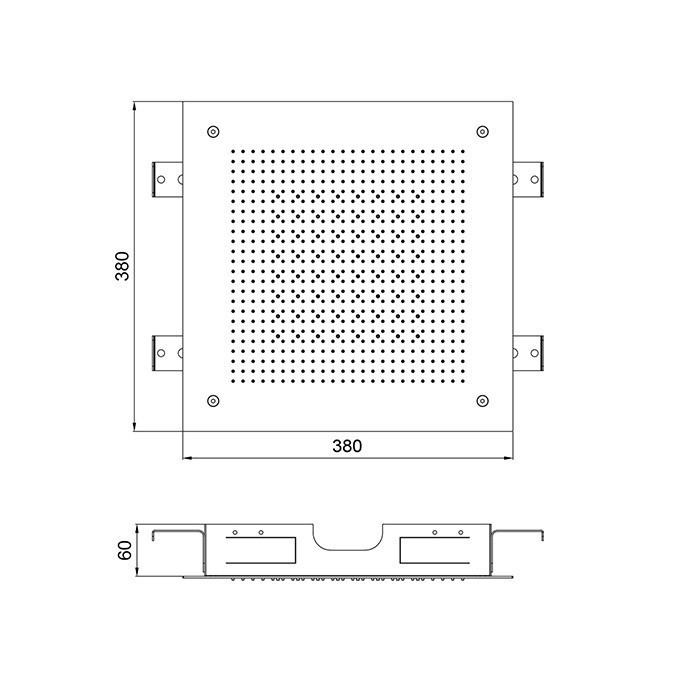 Almar верхний душ, velvet, e044282.mb цвет: черный