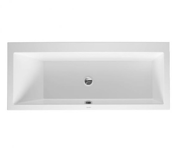 Duravit акриловая ванна 1700 х 750 c наклоном для спины слева, встраиваемая версия, vero, 700133000000000 цвет: белый