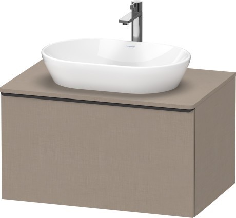 Duravit тумба подвесная под раковину 800 мм х 550 мм, с консолью, d-neo, de494707575 цвет: лён