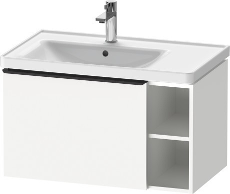 Duravit тумба подвесная под раковину 784 мм х 452 мм, d-neo, de425801818 цвет: gres pietra grey opaco