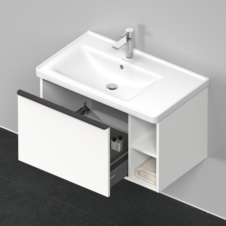 Duravit тумба подвесная под раковину 784 мм х 452 мм, d-neo, de425801818 цвет: gres pietra grey opaco