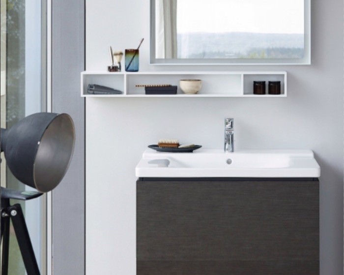 Duravit тумба подвесная под раковину, l-cube, lc617504949 цвет: графит матовый