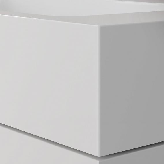 Keuco раковина из минерального литья с тремя отверстиями под смеситель альпийский, edition 300, белый альпийский арт. 30380 310013