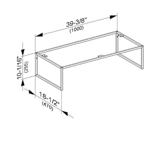 Keuco напольные ножки лак инокс, plan, арт. 32998 290004