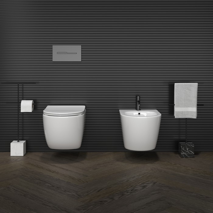 Ceramicanova биде forma, cn3010 цвет: белый