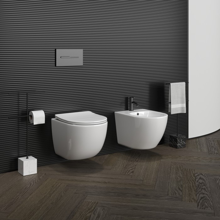 Ceramicanova биде forma, cn3010 цвет: белый