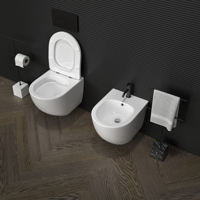 Ceramicanova биде forma, cn3010 цвет: белый