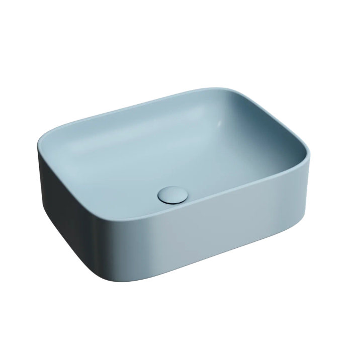 Ceramicanova раковина накладная element, cn6052ml цвет: голубой
