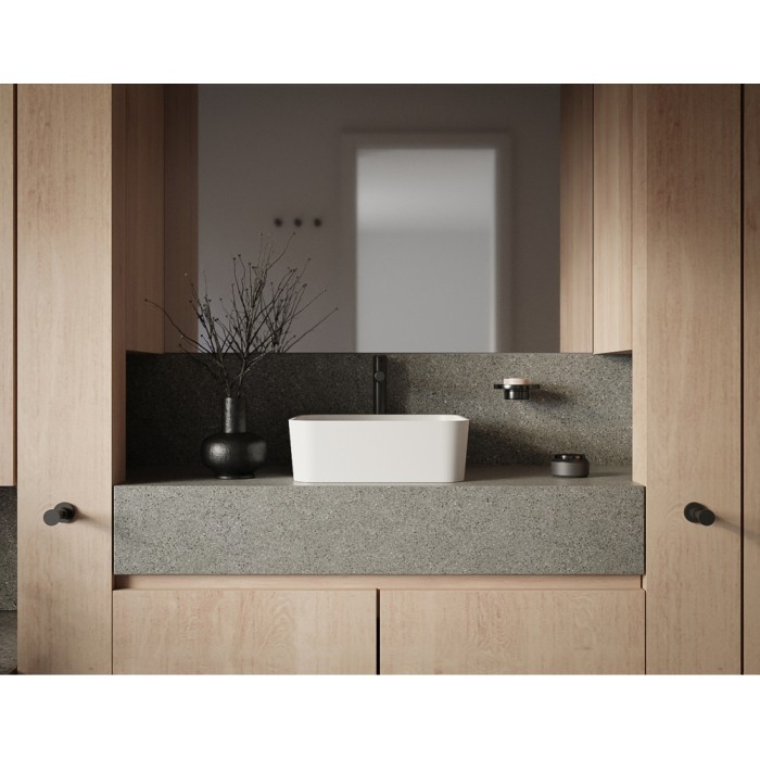 Раковина, накладная 40,5x40,5, Whitecross Garnet, белый мат арт. 0702.040040.200