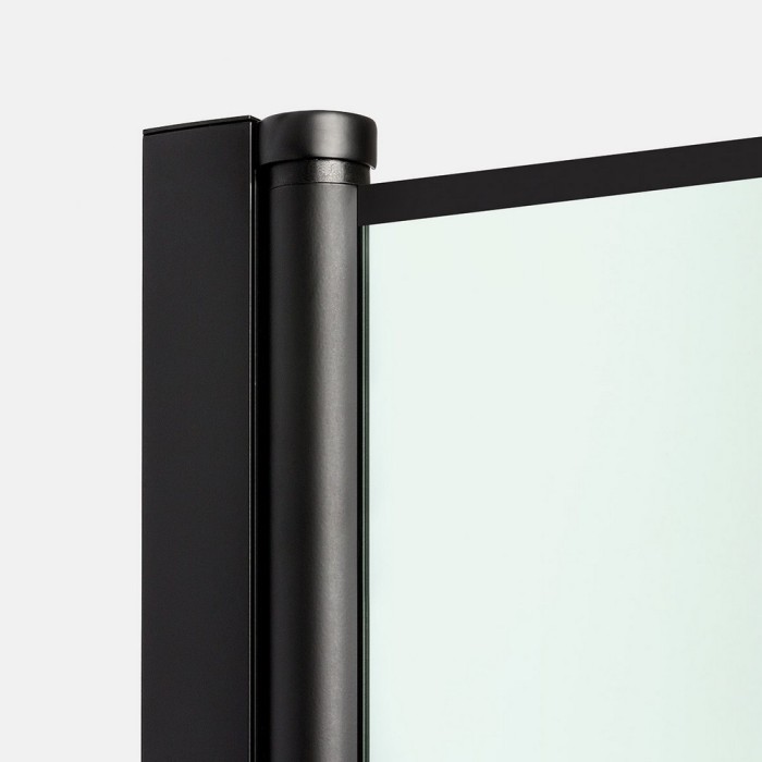 Шторка для ванны 70x140, New trendy New soleo black, черный арт. P-0047