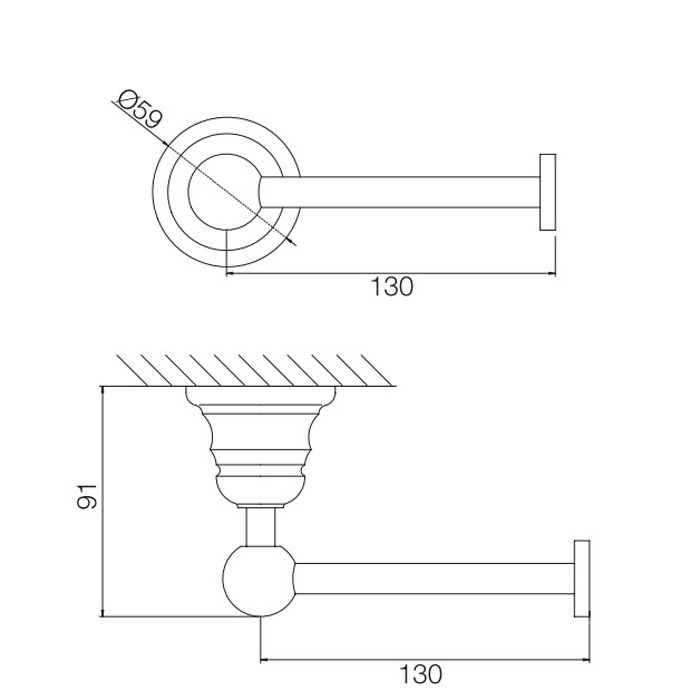 Fima Carlo Frattini держатель для туалетной бумаги, подвесной, victory, хром арт. f6065/1cr