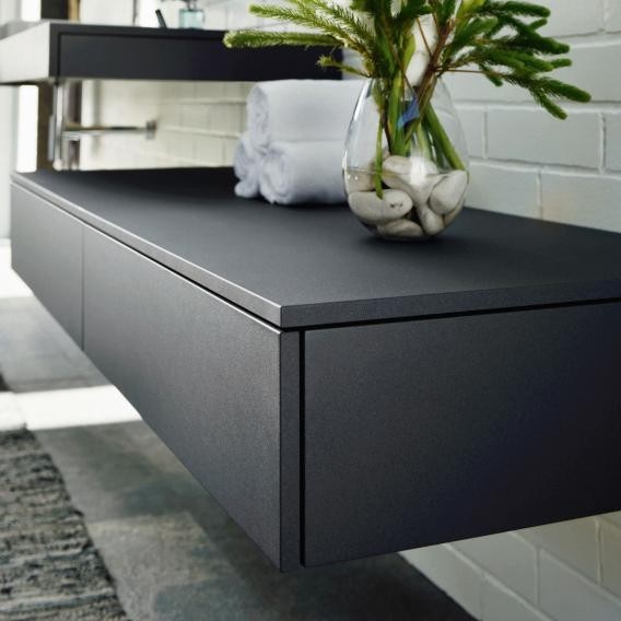 Keuco тумба боковая подвесная с двумя выдвижными фронтальными ящиками, edition 400, белый арт. 31764 380000