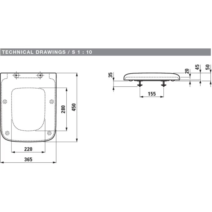 LAUFEN сиденье, PALACE - 8.9170.0.300.000.1