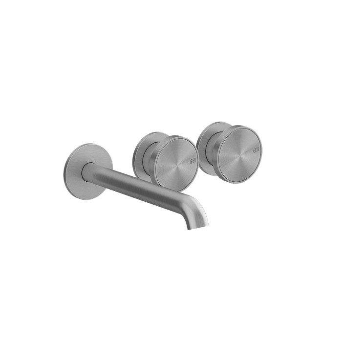 Gessi Смеситель для раковины встраиваемый с изливом на 3 отв, Origini, 66090#031 цвет: хром