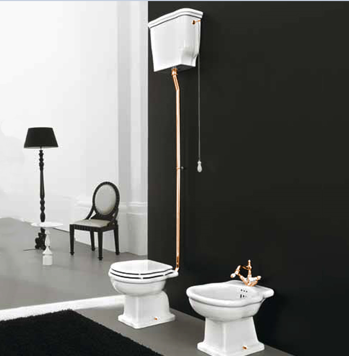 ArtCeram сливной механизм, hea006 73 hermitage цвет: золото