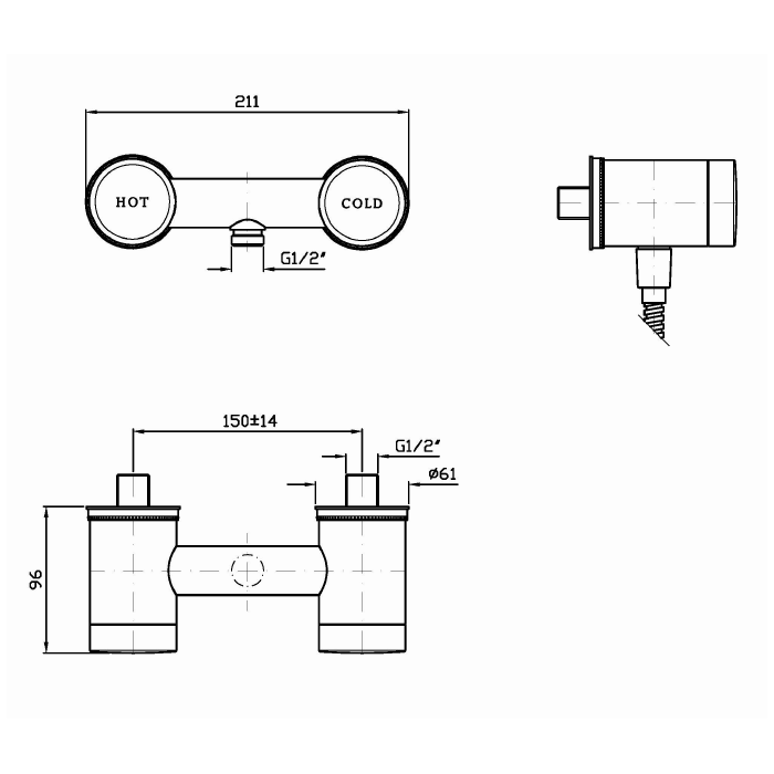 Zucchetti внешний смеситель для душа, savoir, хром арт. zsa859.cc