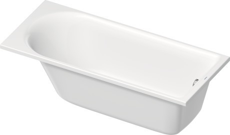 Duravit встраиваемая акриловая ванна 1600 мм х 700 мм, c одним наклоном для спины, d-neo, 700472000000000 цвет: белый