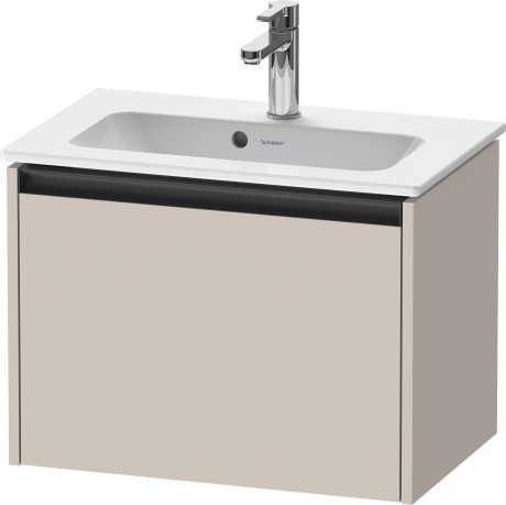 Duravit тумба подвесная под раковину 390 мм х 610 мм х 440 мм, ketho.2, k25055091910000 цвет: серо-коричневый матовый