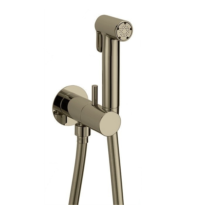 Cisal гигиенический душ - комплект с прогрессивным смесителем cv0079752f shower cisal, цвет: никель матовый