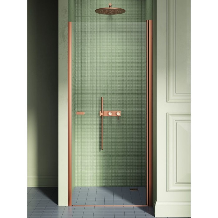 Дверь в нишу 100x195, New trendy New soleo copper brushed, браширо арт. D-0492A