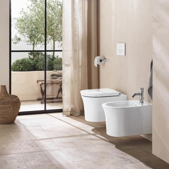 Duravit однорычажный смеситель для биде 168 мм, с донным клапаном, white tulip, wt2400001010 цвет: хром