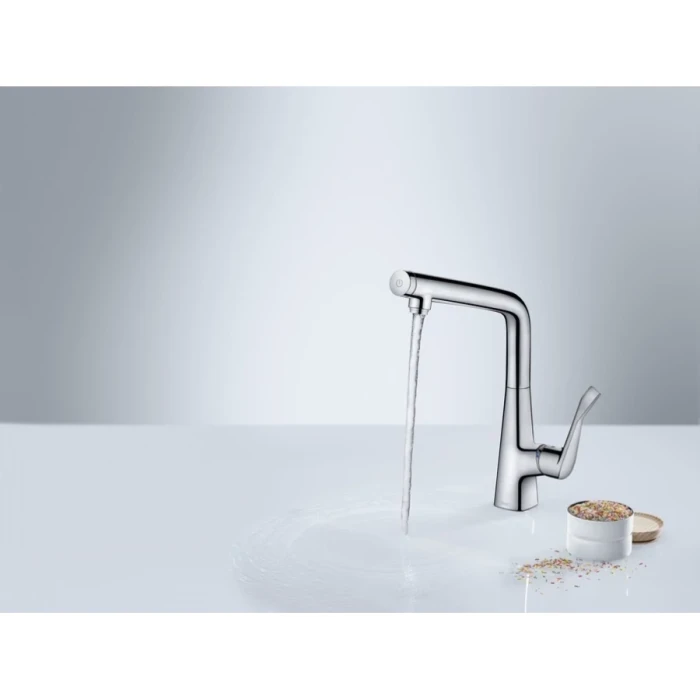 Hansgrohe смеситель для кухни, нержавеющая сталь, Metris Select M71, нержавеющая сталь арт. 14883800