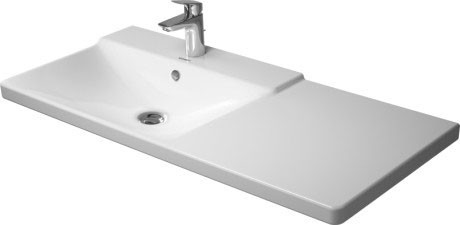 Duravit раковина подвесная 105х50см, p3 comforts, 2333100000 цвет: белый