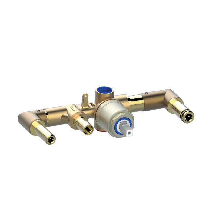 Bossini наружная часть смесителя для ванны c изливом, душем-палочкой и шлангом, apice, черный арт. z00555.073