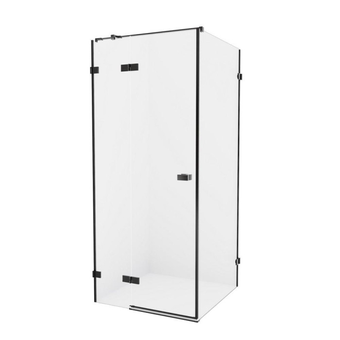 Душевое ограждение 110x70x200, New trendy Avexa black, черный арт. EXK-1827
